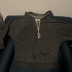 Old Navy Charcoal Zip-Up Hoodie